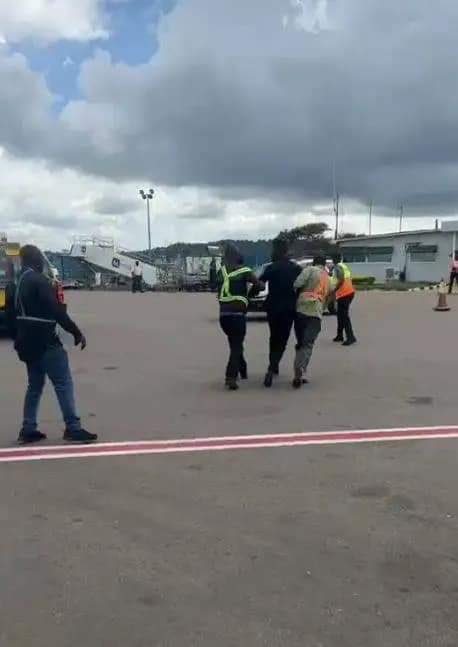 Bobi Wine Grabbed Off Plane by Security at Entebbe