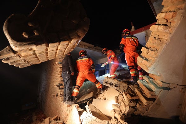 116 dead in northwest China earthquake