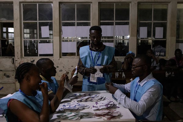 DR Congo enters second day of chaotic election