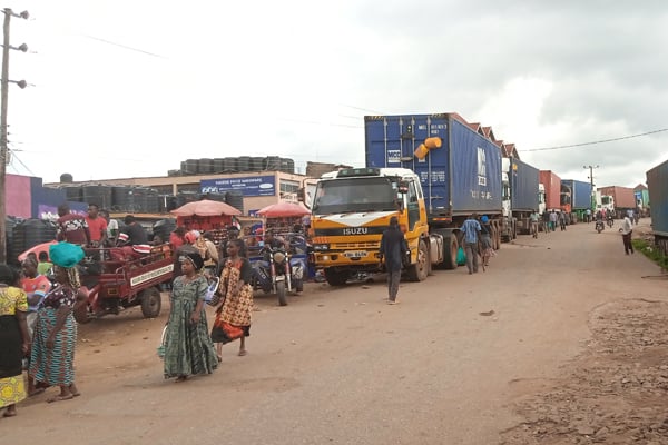 DRC Elections: Cargo Trucks Stranded at Mpondwe Border