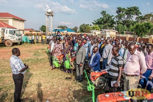 Alebtong district receives 18 additional tractors